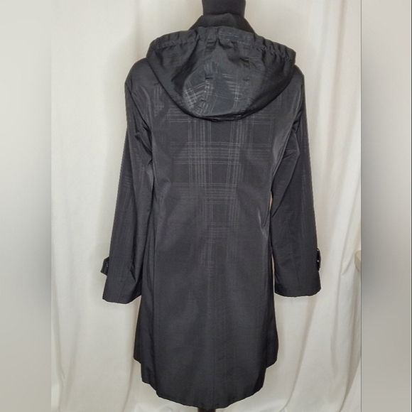 London Fog Hooded Trench Coat - Size S - Picture 4 of 16